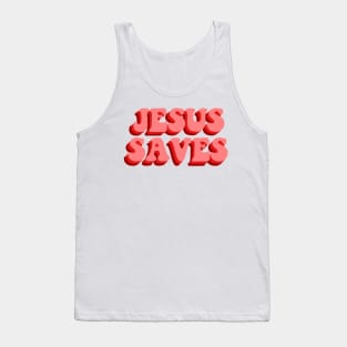 JESUS SAVES Tank Top